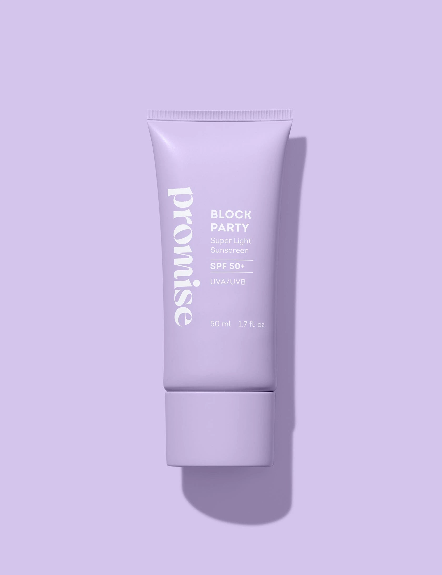Block Party קרם הגנה לפנים SPF 50 קליל במיוחד